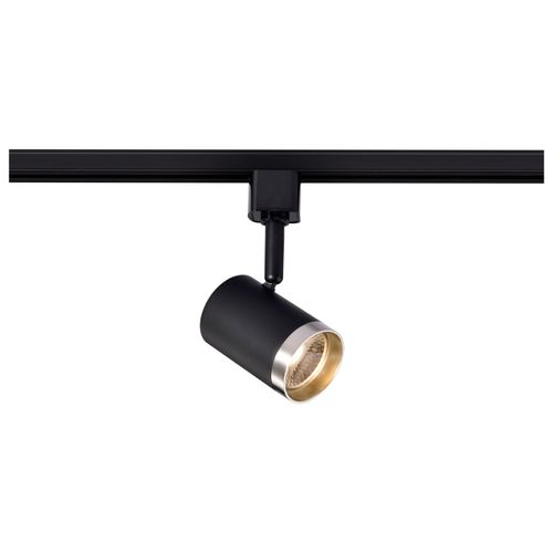 Main product image of 12 Watt LED Small Cylindrical Track Head 3000K Matte Black and Brushed Nickel Finish