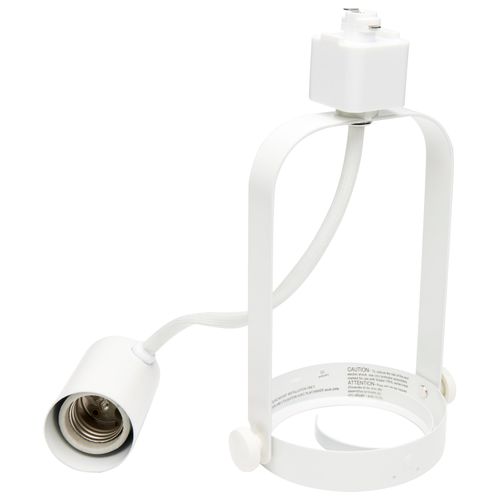 Main product image of 3 Light PAR30 Gimbal Ring Track Kit 4 foot Track White