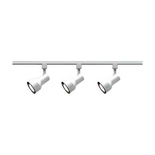 Main product image of 3 Light R30 Step Cylinder Track Kit 4 foot Track White