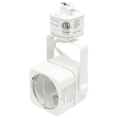 Main product image of 3 Light MR16 Square Track Kit 4 foot Track Line Voltage White