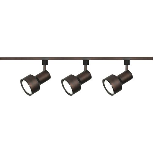 Main product image of 3 Light R30 Step Cylinder Track Kit 4 foot Track Russet Bronze