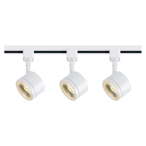 Main product image of Track Lighting Kit 12 Watt LED 3000K 4 foot Track 36 degree Round shape White finish
