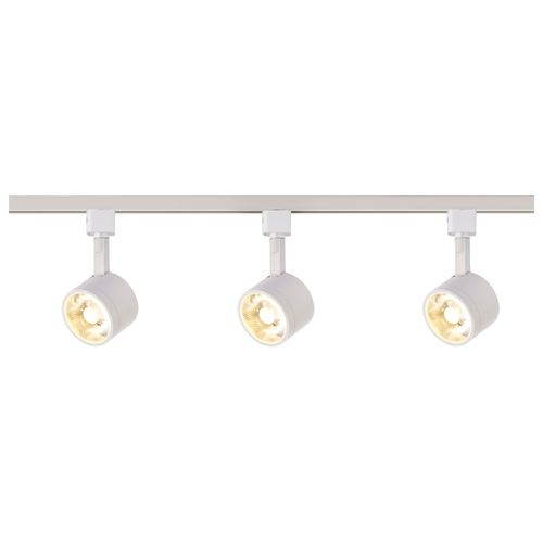 Main product image of Track Lighting Kit 12 Watt LED 3000K 4 foot Track 36 degree Round shape White finish