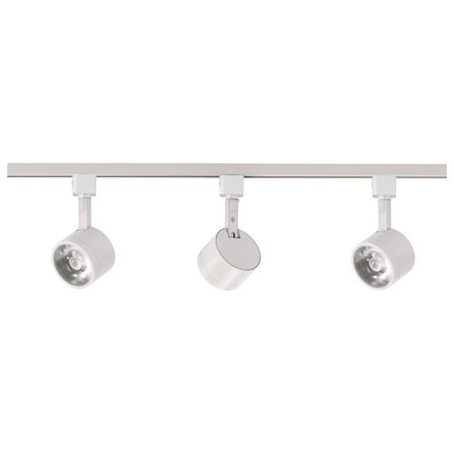Main product image of Track Lighting Kit 12 Watt LED 3000K 4 foot Track 36 degree Round shape White finish