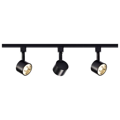 Main product image of Track Lighting Kit 12 Watt LED 3000K 4 foot Track 36 degree Round shape Black finish