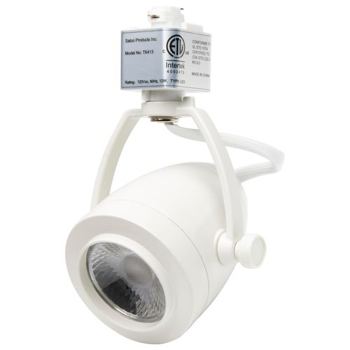 Main product image of Track Lighting Kit 12 Watt LED 3000K 4 foot Track 36 degree Pinch back shape White finish