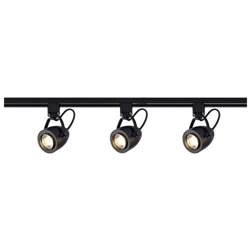 Main product image of Track Lighting Kit 12 Watt LED 3000K 4 foot Track 36 degree Pinch back Black finish