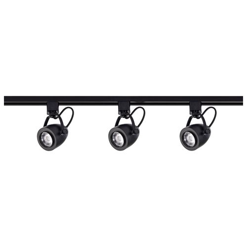 Main product image of Track Lighting Kit 12 Watt LED 3000K 4 foot Track 36 degree Pinch back Black finish