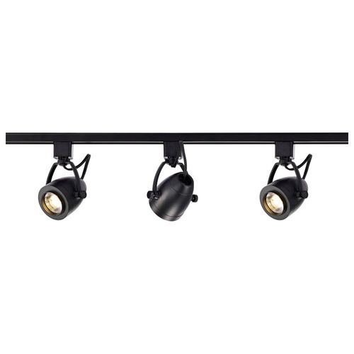 Main product image of Track Lighting Kit 12 Watt LED 3000K 4 foot Track 36 degree Pinch back Black finish