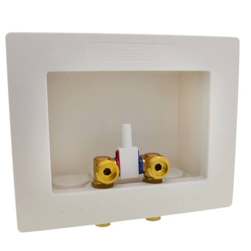 SB200R Everflow SB200R Press Flexbox Dual Drain Outlet Washing Machine Box (Assembled)