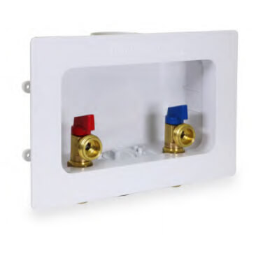 Main product image of Press Center Outlet Washing Machine Box - Valves Installed