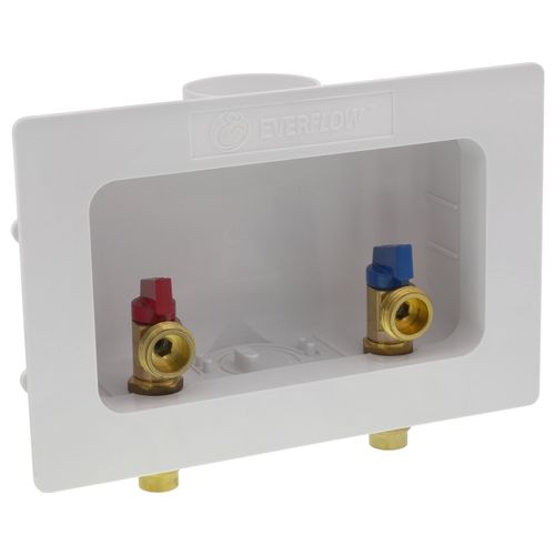 Main product image of Press Center Outlet Washing Machine Box - Valves Installed