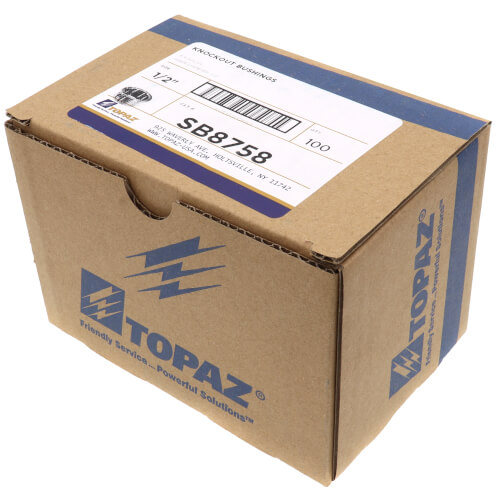 Main product image of 1/2" x 1/2" Nylon Knockout Bushing (Box of 100)