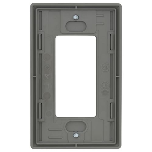Main product image of Claro 1 Gang Wall Plate for Decorator/Rocker Switches, Satin (Cobblestone)