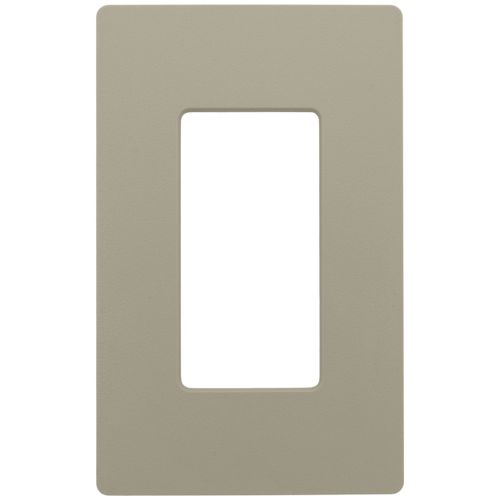 Main product image of Claro 1 Gang Wall Plate for Decorator/Rocker Switches, Satin (Clay)