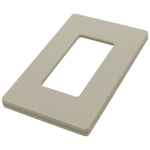 Main product image of Claro 1 Gang Wall Plate for Decorator/Rocker Switches, Satin (Clay)
