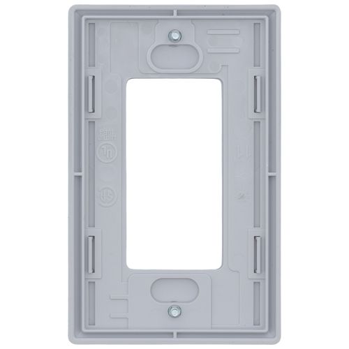 Main product image of Claro 1 Gang Wall Plate for Decorator/Rocker Switches, Satin (Mist)