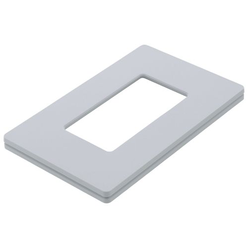 Main product image of Claro 1 Gang Wall Plate for Decorator/Rocker Switches, Satin (Mist)