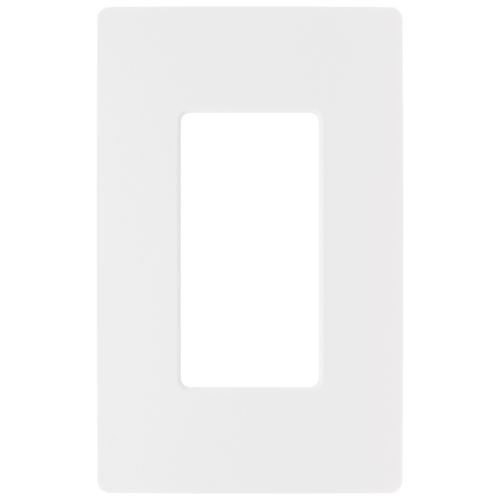 Main product image of Claro 1 Gang Wall Plate for Decorator/Rocker Switches, Satin (Architectural White)