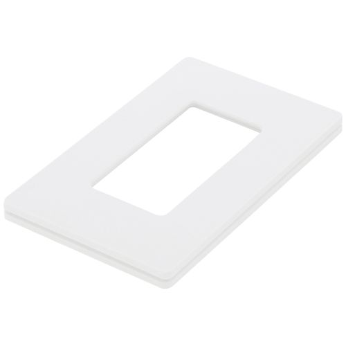 Main product image of Claro 1 Gang Wall Plate for Decorator/Rocker Switches, Satin (Architectural White)