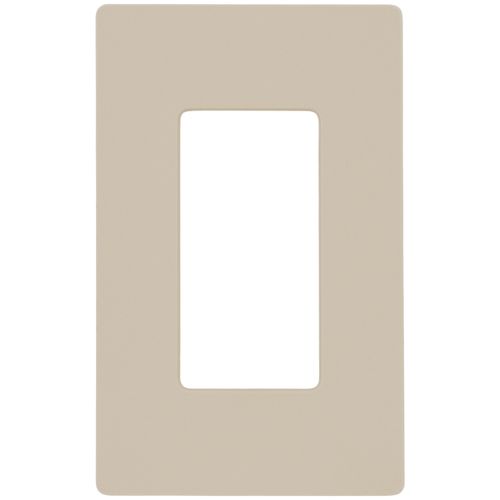 Main product image of Claro 1 Gang Wall Plate for Decorator/Rocker Switches, Satin (Sand)