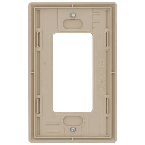 Main product image of Claro 1 Gang Wall Plate for Decorator/Rocker Switches, Satin (Sand)