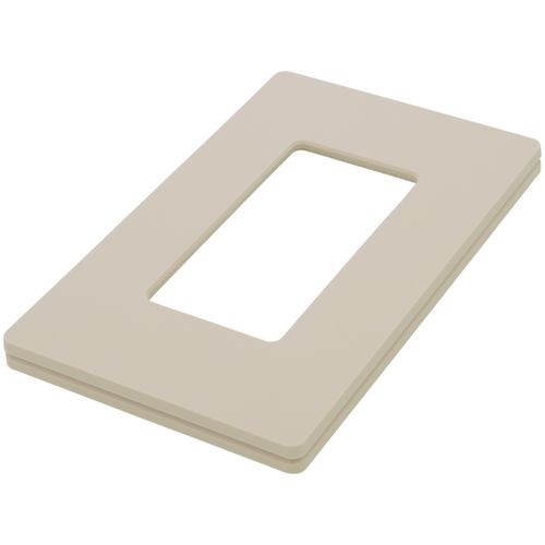 Main product image of Claro 1 Gang Wall Plate for Decorator/Rocker Switches, Satin (Sand)