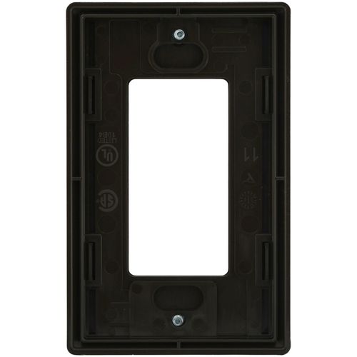 Main product image of Claro 1 Gang Wall Plate for Decorator/Rocker Switches, Satin (Truffle)