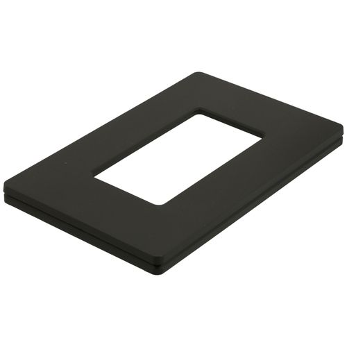 Main product image of Claro 1 Gang Wall Plate for Decorator/Rocker Switches, Satin (Truffle)