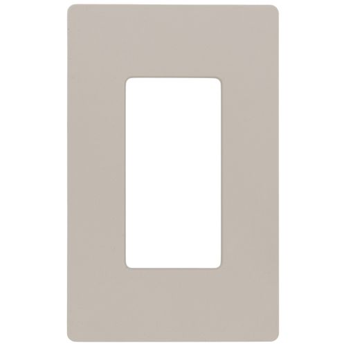 Main product image of Claro 1 Gang Wall Plate for Decorator/Rocker Switches, Satin (Taupe)