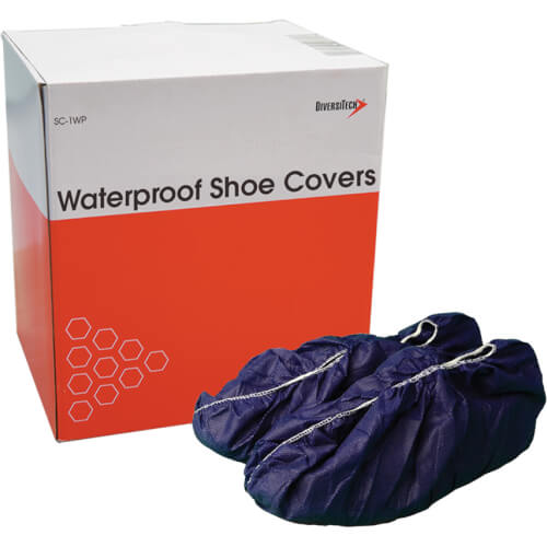 SC1WP DiversiTech SC1WP Waterproof Disposable Shoe Covers, Fits