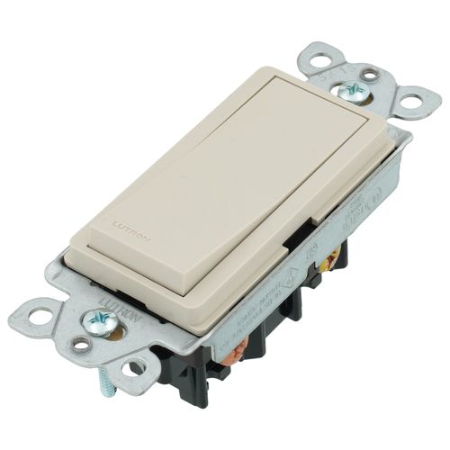 Main product image of Claro On/Off Rocker Switch, 15A 3-Way (Pumice)