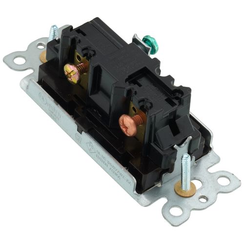 Main product image of Claro On/Off Rocker Switch, 15A 3-Way (Pumice)
