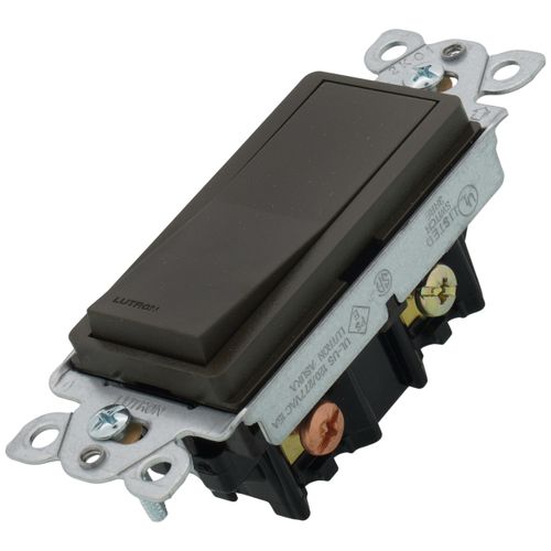 Main product image of Claro On/Off Rocker Switch, 15A 3-Way Satin 15a Sw 3way (Truffle)