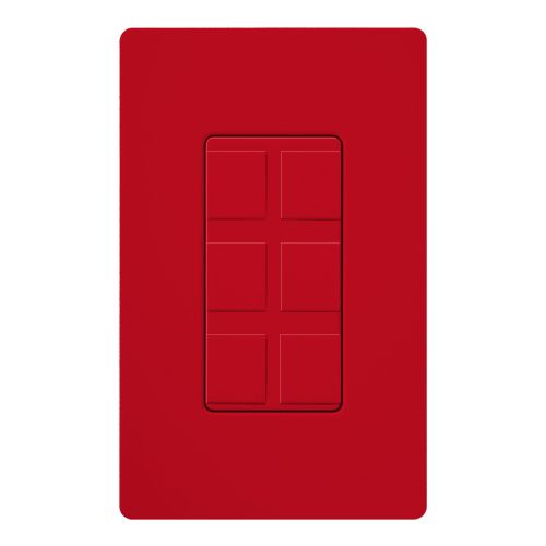 Main product image of Claro 6-Port Frame, Field Customizable, Fits Decorator-Style Wall Plates, SC-6PF-HT, Hot