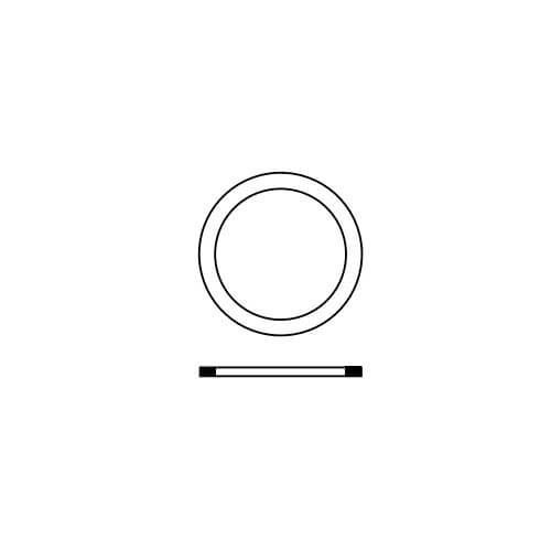 Main product image of 29/32" ID x 1-1/8" OD Red Cap Thread Gaskets for Import Faucets (Pair)