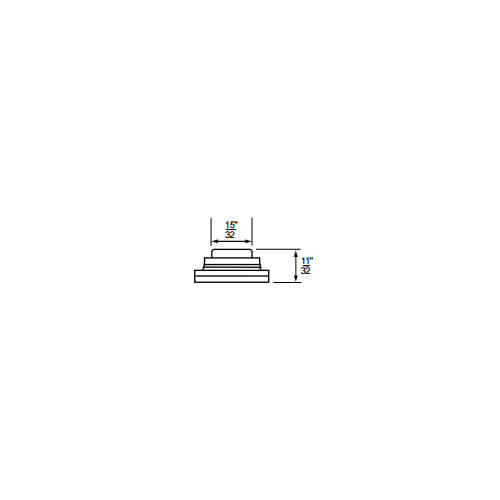 Main product image of Push In 15/32" Bibb Seat (Pair)