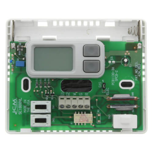 SC1800L - ICM Controls SC1800L - Non-Programmable SimpleComfort Heat ...