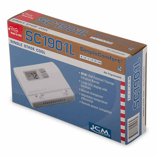Main product image of Non-Programmable SimpleComfort Cool Only Thermostat - Single Stage