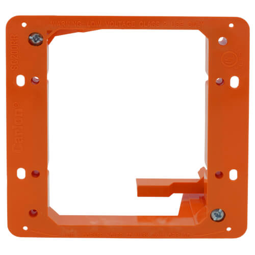 Main product image of 2-Gang Low-Voltage Non-Metallic Old Work Mounting Bracket