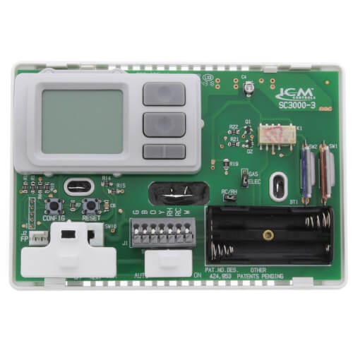 Main product image of Programmable SimpleComfort Thermostat - 1 Heat/1 Cool/1 Heat Pump (Battery Powered)