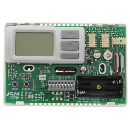 Main product image of Programmable SimpleComfort Thermostat - 1 Heat/1 Cool/1 Heat Pump (Dual Powered)