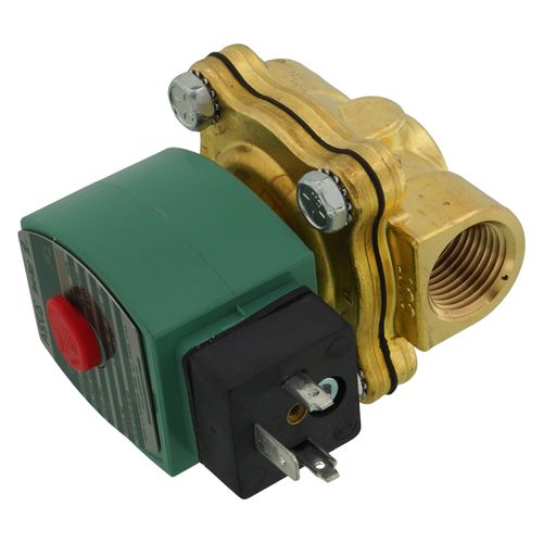 Main product image of 1/2" Normally Closed General Service Solenoid Valve, NPT, 5# DIFF, w/ DIN Connector (120 V)
