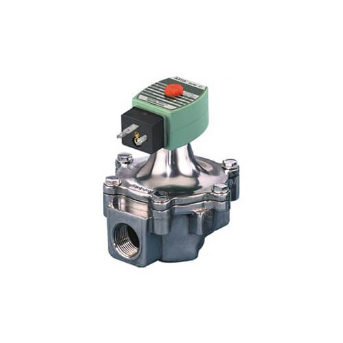 Main product image of 1" 2-Way Normally Closed Low Pressure Gas Solenoid Valve w/ DIN Connections (1,119,000 BTU)
