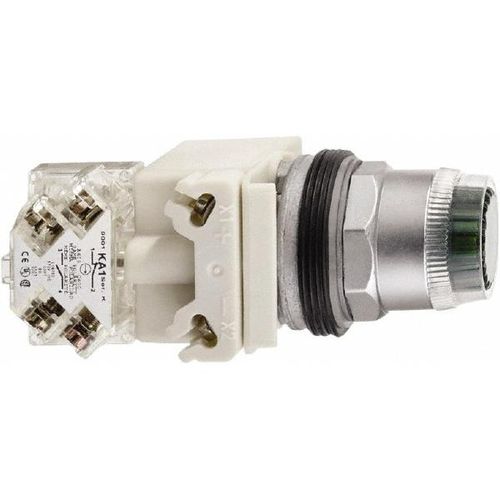 Main product image of Push-Button Switch, 30 mm Mounting Hole Dia, Momentary, NC/NO, 600VAC, Illuminated, LED, 9001K1L35LGGH13