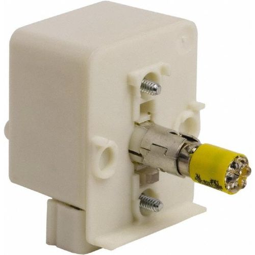 Main product image of 120 VAC, 120 VDC Yellow Lens LED Light Module, 9001KM38LY