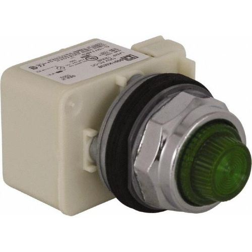 Main product image of 120 V Green Lens Incandescent Pilot Light, Screw Clamp, 9001KP38G31