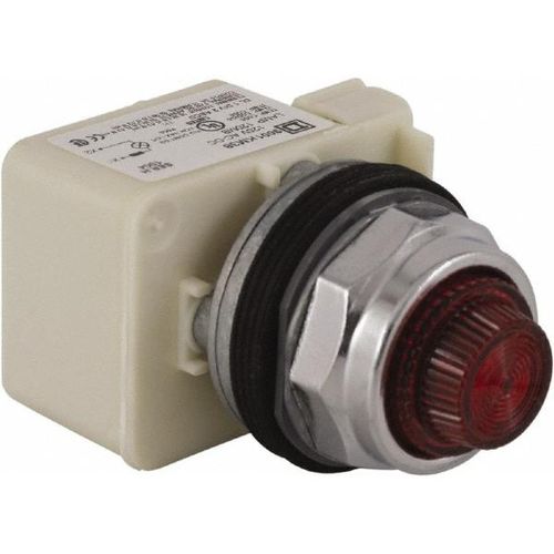 Main product image of 120 V Red Lens Incandescent Pilot Light, Screw Clamp, 9001KP38R31
