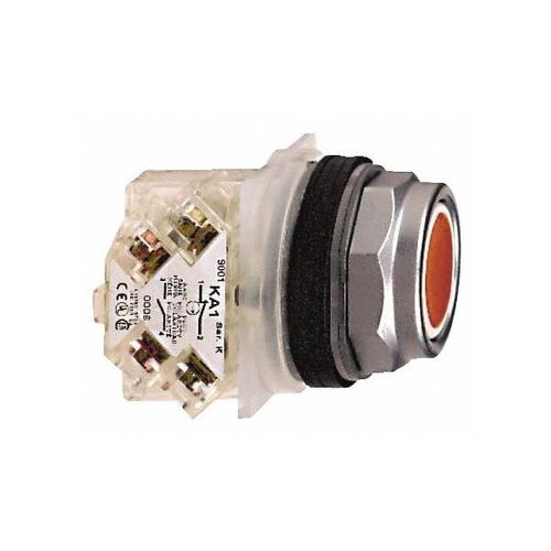 Main product image of Push-Button Switch, 30 mm Mounting Hole Dia, Momentary, NC/NO, 600VAC, 9001KR1RH13