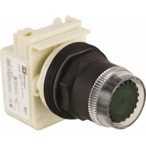 Main product image of Push-Button Switch, 30 mm Mounting Hole Dia, Momentary, Green Pushbutton, Momentary, 9001SK1L1G